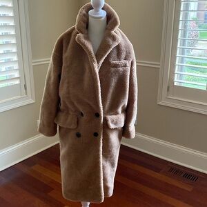 J. Crew Faux fur Coat